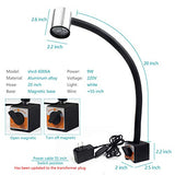 Led Magnetic Machine Work Light IP65 Water Proof Flexible Gooseneck lamp 900 Lumens 120 Volt for Lathe Milling Drill Press Industrial Lighting S SHUN CAN DA