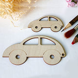 HOIGON 100 PCS Rectangle Unfinished Wood Pieces, 4 x 6 Inch Blank Basswood Wooden Sheets Wooden Cutout for Crafts, DIY, Painting HOIGON