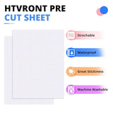 HTVRONT Rainbow White Glitter Heat Transfer Vinyl Bundle: 13 Pack White Glitter Iron on Vinyl for T-Shirt, White Glitter HTV Vinyl for Cricut, HTVRONT