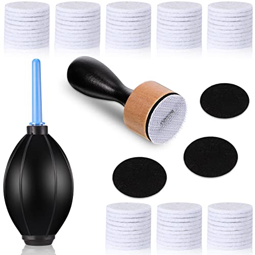 54 Pieces Alcohol Ink Blower Applicator Tool Set, Include Round Blending Tool Ranger Mini Blending Tool Air Blower Mini Ink Blower Felts Replacement - WoodArtSupply