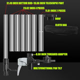 FENORGAN 13.8 Ft./4.2 m Laser Level Pole ，tall tripod for laser level Interface 0.236and 0.598 inches，Adjustable Telescoping Laser Pole (13.7 foot FENORGAN