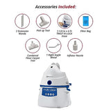 Koblenz WD-380K2B Portable Wet-Dry Vacuum, 3 Gallon 2.0HP w/Adjustable Floor Tool, Designer Series, White-5 Year Warranty Koblenz