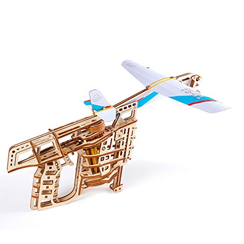 UGEARS Mechanical Wooden 3D Puzzle Model Flight Starter Set UGEARS