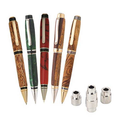 Penn State Industries PKBIGSS2 Big Ben Cigar Twist Ballpoint Pen Kit Starter Package Woodturning Project - WoodArtSupply