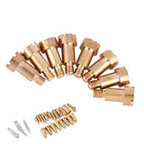 Wood Burning Tips, 23Pcs Craft Wood Burning Pen Tips, Soldering Brass Pen Tips Stencil Soldering Pyrography Working Carving Yosoo Health Gear