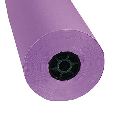 Colorations DSPU Dual Surface Paper Roll, Purple, 36" x 1000' (1 Roll) - WoodArtSupply