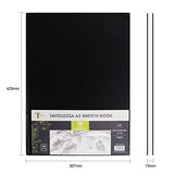 Tavolozza A3 (16.54"x11.69") Heavyweight Hardcover Sketch Book, 96 Pages (102 lb/170gsm), Durable Acid Free Drawing Paper for Painting & Drawing Dry Tavolozza Fine Arts