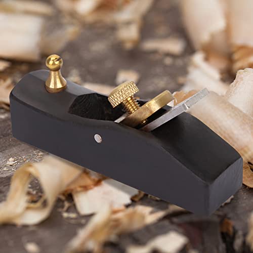 Block Hand Plane Planer Wooden Carpenter Woodcraft Tool for Woodworking Trimming Wood Planing Surface Smoothing(80 mm)