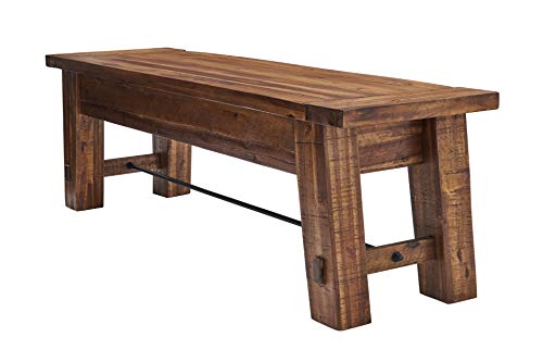Alaterre Furniture Durango 60" L Wood Entryway/Dining Bench Alaterre Furniture