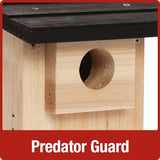 Nature's Way Bird Products CWH4 Cedar Bluebird Viewing House NATURES WAY BIRD PRODUCTS