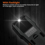Proster Pinless Wood Moisture Meter, Non-Destructive Moisture Tester for Wood Wallboard Masonry;Detect up to 3/4 Inch Below Surface, Backlit Color Proster
