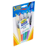 Crayola Washable No Drip Paint Brush Pens, Paint Set for Kids, 5 ct Crayola