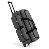 Yarwo Rolling Craft Tote Bag with Wheels Compatible for Cricut Maker, Maker 3, Explore Air 2, Cameo 4, Double Layers Carrying Case for Die Cut Yarwo