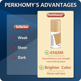 PerkHomy Brown Kraft Paper Roll 17.5" x 600" (50') for Gift Wrapping Bulletin Board Bouquet Flower Kids Wall Art Craft Packing Moving Shipping Parcel PH PERKHOMY