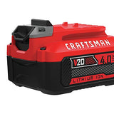 CRAFTSMAN V20 Lithium Ion Battery, 4.0-Amp Hour (CMCB204) Craftsman