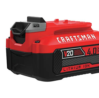 CRAFTSMAN V20 Lithium Ion Battery, 4.0-Amp Hour (CMCB204) - WoodArtSupply