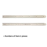 WeldingStop 6 in Machinist Ruler Scale 5R 10ths 1/100 1/32 1/64 Graduation Flexible Decimal Inch Steel Rule WeldingStop