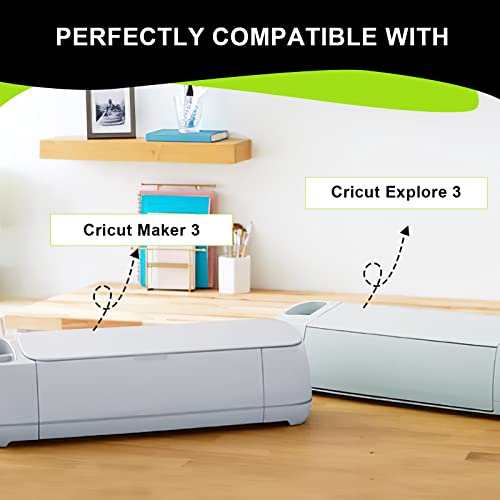 UCEC Black Removable Vinyl for Cricut Maker 3 Cricut Explore 3, Matless Cutting 13'' × 15 ft Matte Black Adhesive Vinyl Roll for Stickers Decals DIY UCEC