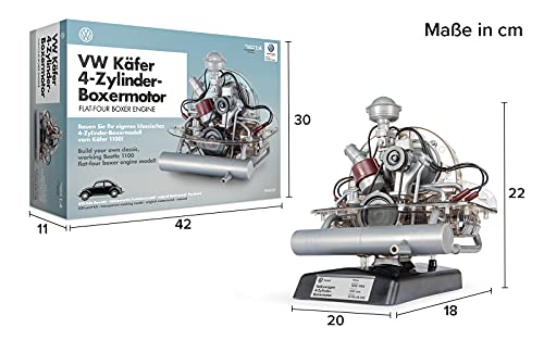 Franzis VW Beetle Flat-Four Engine Model Kit - WoodArtSupply