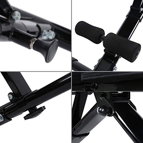 FLYBIRD Weight Bench, Adjustable Strength Training Bench for Full Body Workout with Fast Folding-New Version FLYBIRD