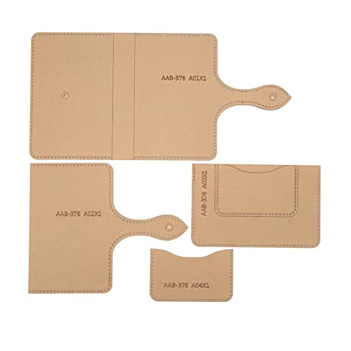 Acrylic Templates, Practical Leather Craft Tool, Leather Pattern Templates, Acrylic Bag Template Set Passport Bag Pattern Making Stencil Laser Cyrank