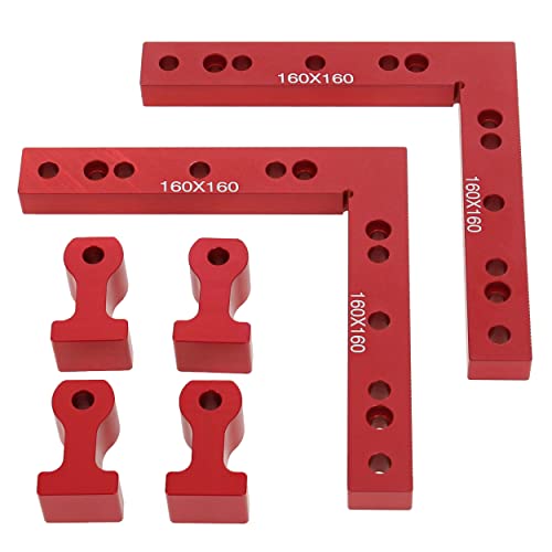 Deadwood Crafted Tools 90 Degree Right Angle Clamp Set - 6.3 x 6.3in Square Corner Clamps for Woodworking Cabinent Drawer Door Making Deadwood Crafted Tools