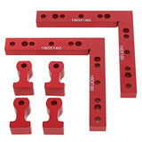 Deadwood Crafted Tools 90 Degree Right Angle Clamp Set - 6.3 x 6.3in Square Corner Clamps for Woodworking Cabinent Drawer Door Making Deadwood Crafted Tools