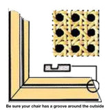 Pressed Cane Webbing Kit Radio Weave Mesh with splines, Wedges and Instructions V.I. Reed & Cane, Inc.