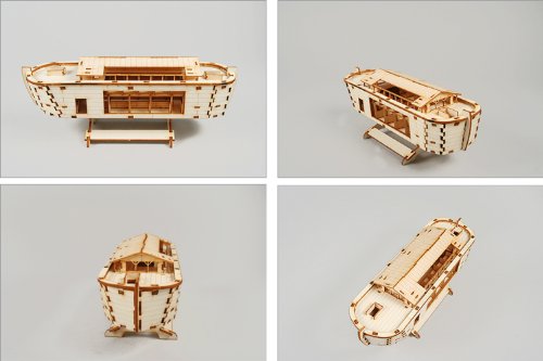 Desktop Wooden Model Kit Noah's Ark by YOUNGMODELER