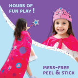 jackinthebox Princess Themed Arts and Crafts for Girls | Make a Cape, Tiara and Wand | Best Gift for Girls Ages 5 6 7 8 Years | 3 Craft Projects in 1 jackinthebox