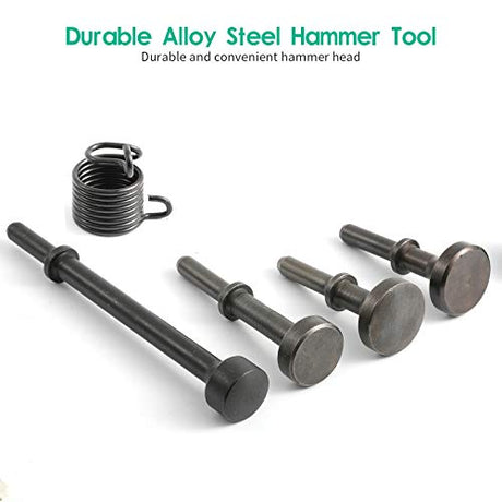 Anndason 5 Pcs Smoothing Pneumatic Air Hammer Pneumatic Chisel Bits Tools Kit Anndason