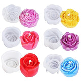 LET'S RESIN Flower Molds for Candle Making, Flower Candle Making Molds Including 6 PCS Flower Silicone Candle Mold, Silicone Molds for Soy Wax, LET'S RESIN