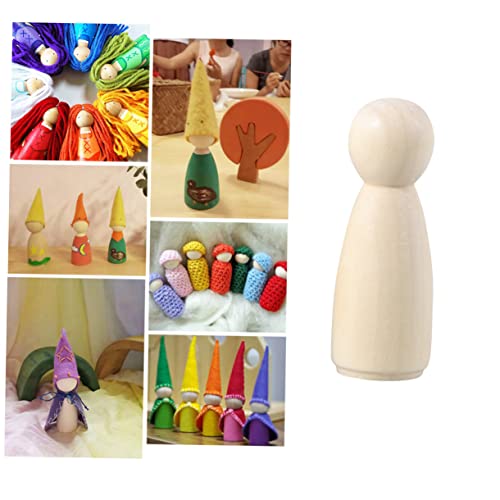 KONTONTY Unfinished Wooden Dolls s en Unfinished Wood Peg Dolls KONTONTY