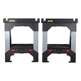 Stanley 1-92-980 Fatmax Telescopic Saw Horse, 815mm x 100mm x 650mm, Pack of 2 Stanley Tools