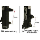 BUCKLOS PM/is Front Rear 180/203mm Disc Brake Caliper Mount Adapter Gear Parts Accessories, CNC Machined Aluminum Alloy Rotor Adapter with Bolts. BUCKLOS