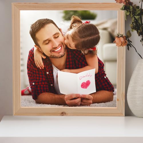 DECHOUS 5pcs Empty Frame Solid Wood Picture Frame Wood Specimen Frame Memory Picture Wall Frame Unfinished Wood Frames Rustic Frames Rustic Picture DECHOUS