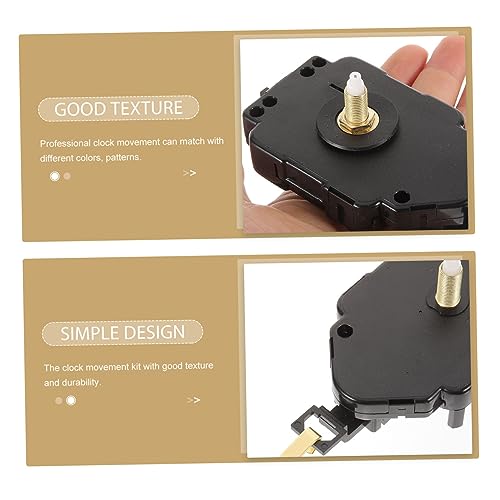 Gadpiparty 1 Set Clock Wall Clock Pendulum Clock Pointer Plastic Wall Clock Accessories Motor Second Hand Clock Hands kit Clock Supply Component Gadpiparty