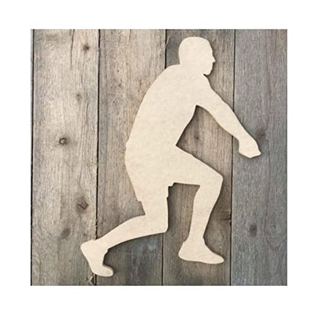 Volleyball Player Bumping Assist Sport Wood Craft,Unfinished Wooden Cutout Art,DIY Wood Sign, Inspirational Farmhouse Wall Plaque,Rustic Home Decor Arupkeer