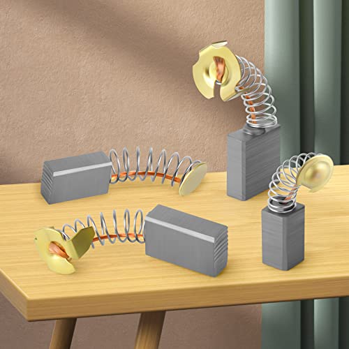 QCDENG 40PCS Electric Motor Carbon Brushes Replacement Repair Tool Set,10 Different Sizes Graphite Carbon Brush for Motor QCDENG