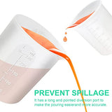 7 pcs Silicone Measuring Cups Kits, 1 pc 250ml Silicone Cups, 4 pcs 100ml Non-Stick Mixing Cups, 2 pcs 10ml Silicone Mold Cup Dispenser, for Casting Sjubaopen