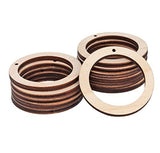 ALL SIZES BULK (12pc to 100pc) Unfinished Wood Laser Cutout Hoop Hoops Dangle Earring Jewelry Blanks Shape Crafts Made in Texas Texan Wood Crafts