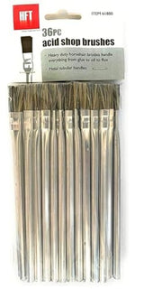 Harbor Freight Tools Horsehair Bristle Acid Shop Brushes, 1/2-inch, 36 Pieces Harbor Freight Tools