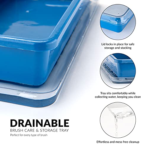 Royal Brush Gold Taklon Paint Brush Super Value Pack, Assorted Sizes, 120 Brushes Royal Brush