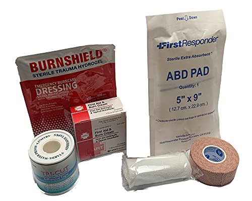 UniShield 3-Shelf Metal 1st Aid Cabinet Class A, Large Capacity First Aid Wall Mount Medicine Cabinet, Secure Metal Med Box with Easy Access, Exceeds UniShield