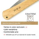 KAKUGEN JAPAN Natural wood handle folding saw Japan made lightweight knife-edge teeth 角源