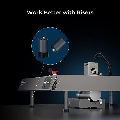 Creality Official Rotary Roller for Laser Engraving Machine, Suit for CR-Laser Falcon 10W and 22W CR Falcon 2 Skouphy