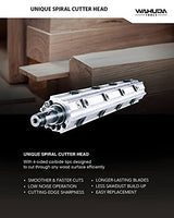 Wahuda Tools 13" Spiral Cutterhead Planer with 4-sided carbide Tips (Two Speed-New) WAHUDA TOOLS