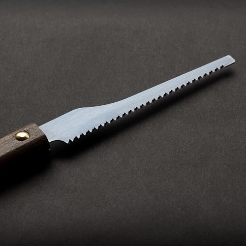 RANSHOU Japanese Mini Hobby Saw 3" Made in JAPAN, Japanese Small Pull Saw for Wood, Plastic, PVC, Crafts, Wood Handle RANSHOU