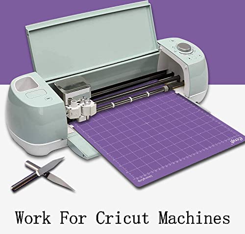 ecraft 12X12 Cutting Mat for Cricut Explore One/Air/Air 2/Maker 3 Pieces  Strong Adhesive Sticky Purple Quilting Cut Mats Replacement for
