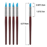 10Pcs Silicone Clay Sculpting Tool, Modeling Dotting Tool& Pottery Craft use for DIY Handicraft,Silicone Tool,Silicone Sculpting Tools Awpeye